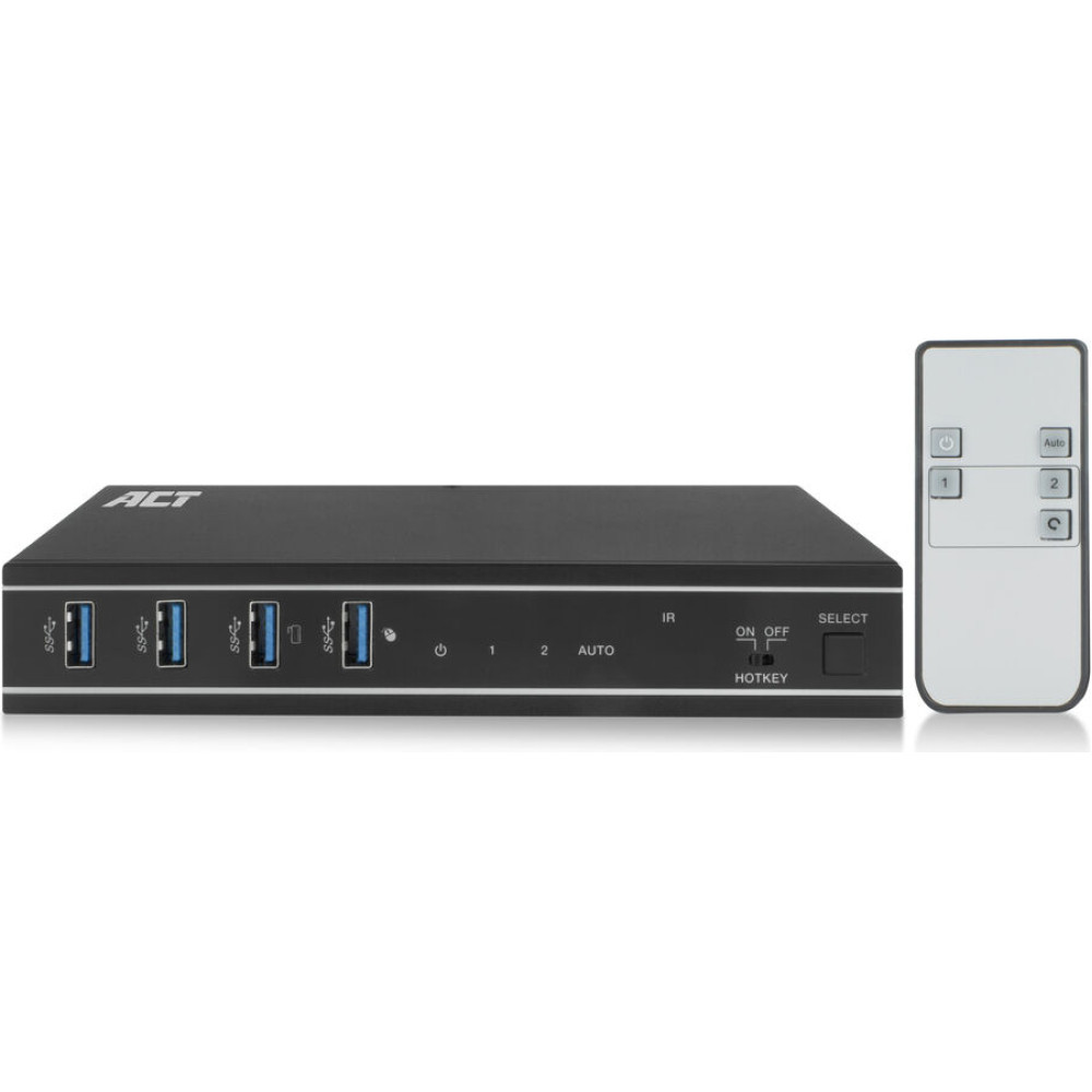 ACT KVM SWITCH 2X SINGLE HEAD HDMI