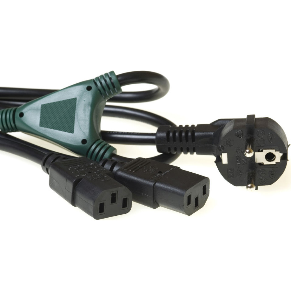 ACT POWERCORD SCHUKO-2XC13   1.80M