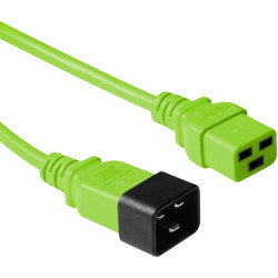 ACT POWERCORD C19-C20 GREEN  1.20M