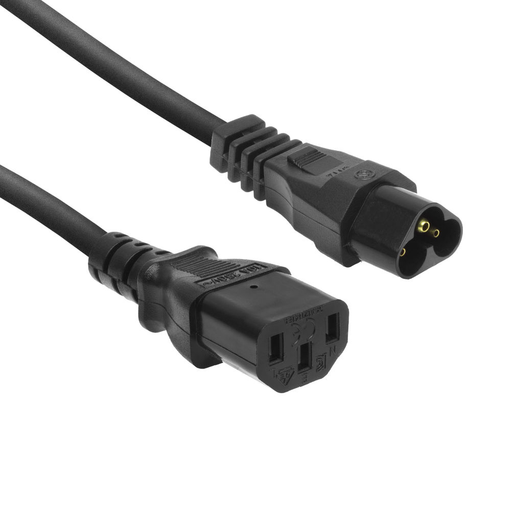 ACT POWERCORD C6 - C13 BK 0.2M