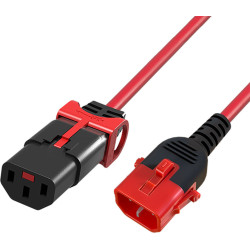 ACT POWERCORD C13SL+-C14L RD 3.00M