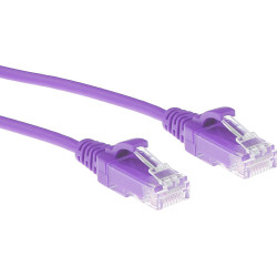 ACT CAT6 U/UTP SLIMLINE PL 0.5M