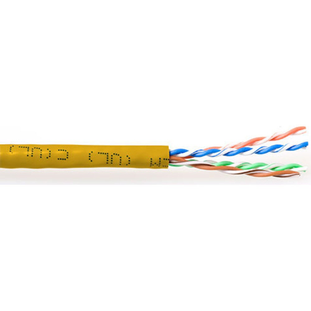 ACT C6 U/UTP PATCH PVC YELLOW 305M