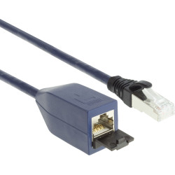 ACT CAT6A S/FTP MPTL BU 1.00M