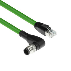 ACT M12D-4PMRA - RJ45 SH 3.00M