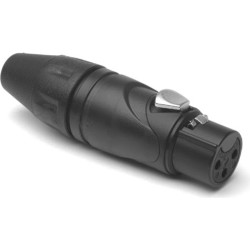 Amphenol XLR-3 AX CONNECTOR FEMALE BK