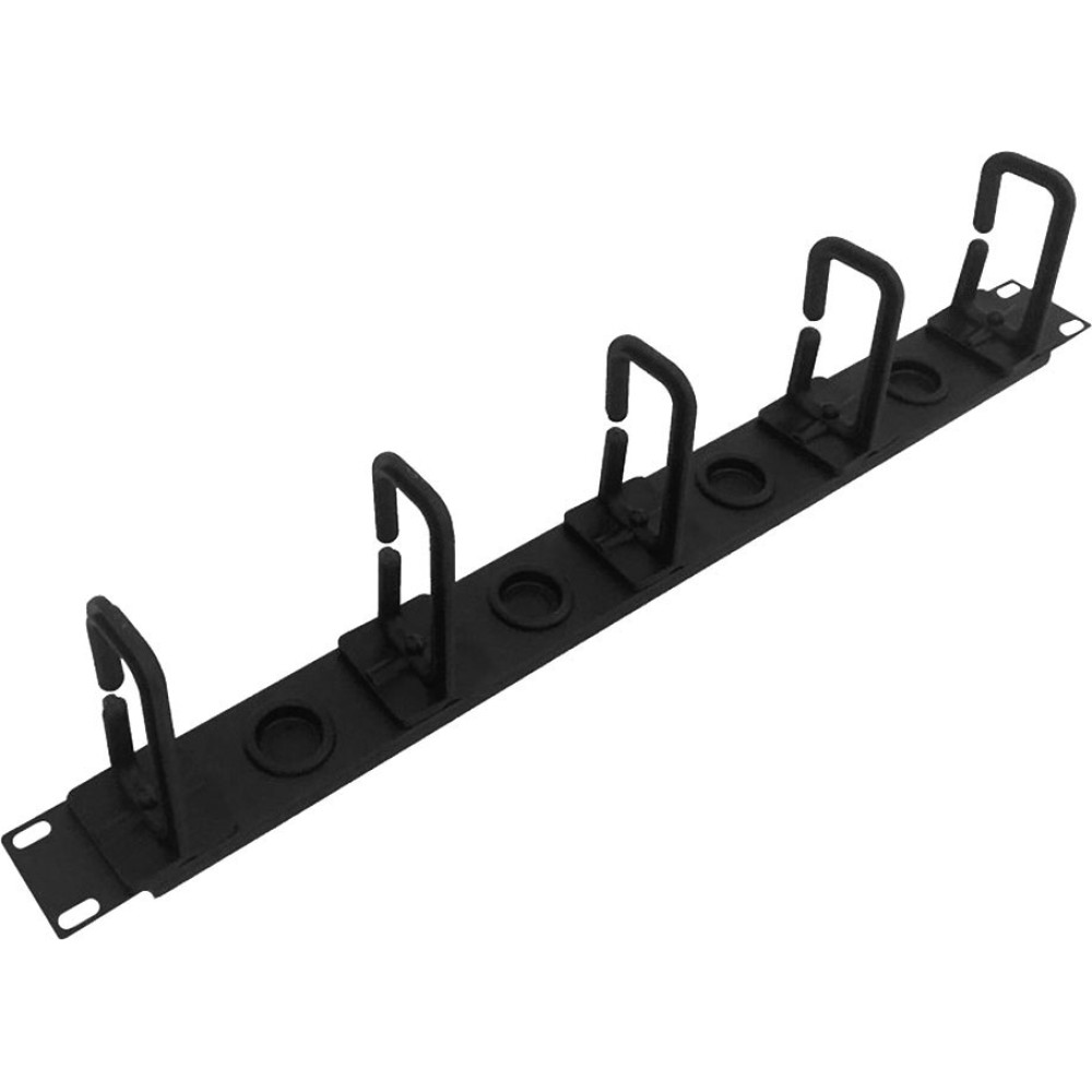 WP RACK  CABLE MANAGER PLASTIC 1U BLACK