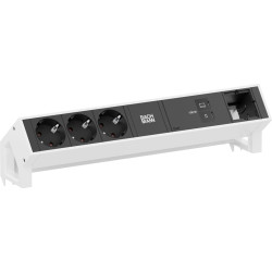 Bachmann DESK2 3xCEE7/3 1xUSB C/C 100W, 1xCM L=0.2m RAL9010