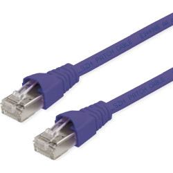 Teleg&auml;rtner Karl G&auml;rtner  TELEG&Auml;RTNER RJ45 Patch Cord S/FTP, Cat.6A, LSZH, lila, 10 m