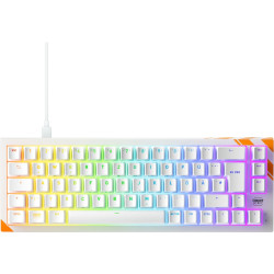 Cherry K5 PRO TMR COMPACT tastatūra Speļu USB QWERTZ Vācu Oranžs, Balts
