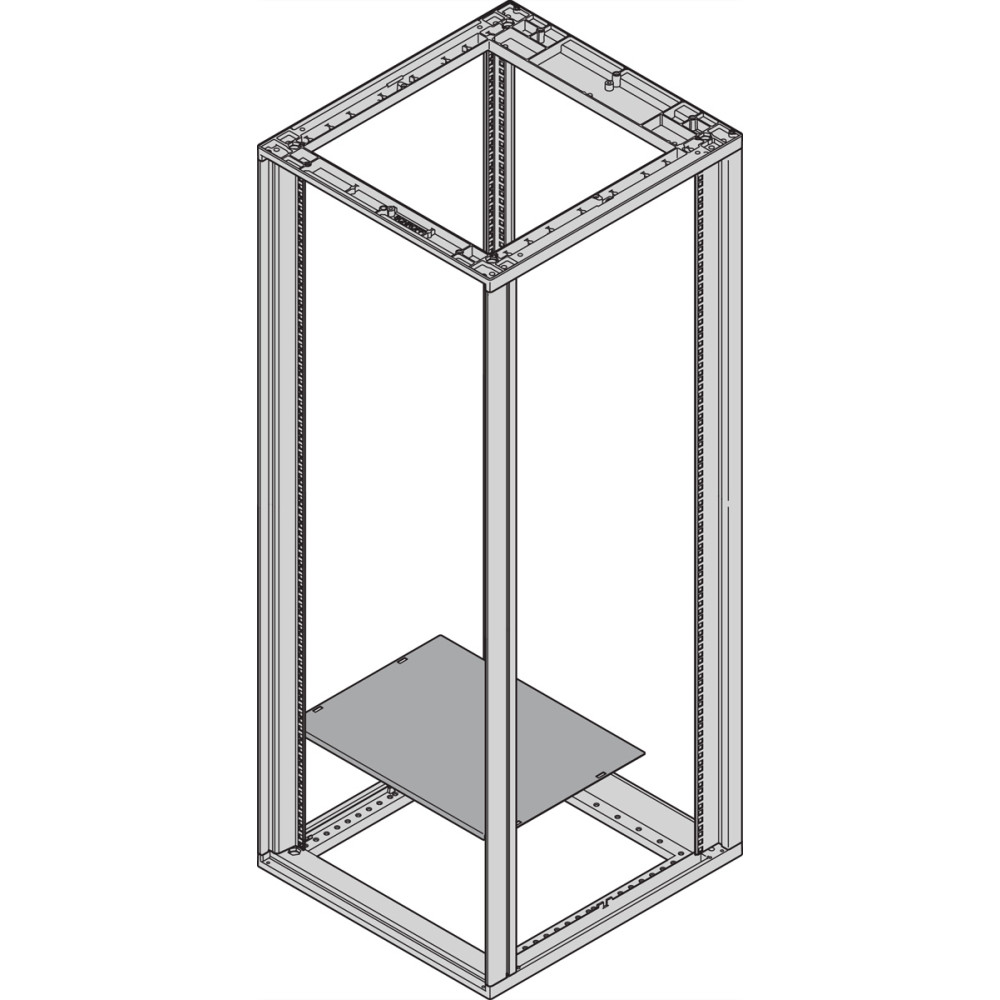 Schroff Novastar Base Plate, Multi Pieces, Open at Rear, 553W 800D