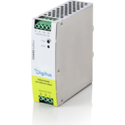 Digitus Industrial power supply unit, 24V DC, 5A, 120W, AC-DC, metal housing, for DIN rail mounting