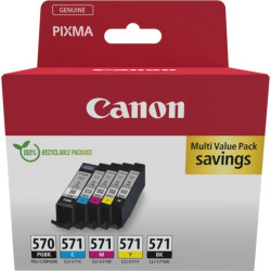 Canon 0372C006 tintes kārtridžs 5 pcs Oriģināls Melns, Tirkīzzils, Fuksīns, Dzeltens