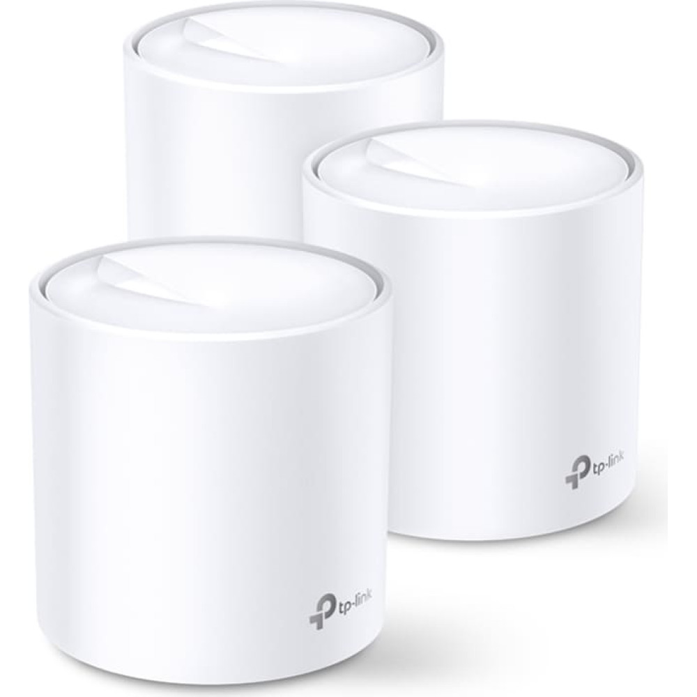 Tp-Link Deco X60 Divkār&scaron;ā frekvenču josla (2.4 GHz / 5 GHz) Wi-Fi 6 (802.11ax) Balts 2 Iek&scaron;ējs