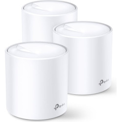 Tp-Link Deco X60 Divkār&scaron;ā frekvenču josla (2.4 GHz / 5 GHz) Wi-Fi 6 (802.11ax) Balts 2 Iek&scaron;ējs