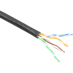 ACT C6 U/UTP PATCH PVC BLACK  100M