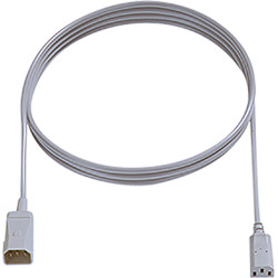 Bachmann Kaltger&auml;teverl&auml;ngerung H05VV-F 3G1,0mm&sup2;, C14 / C13, grau, 0,5 m