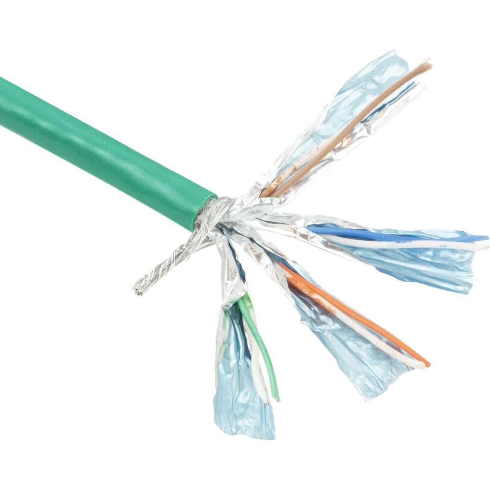 ACT C6 S/FTP PATCH PVC GREEN  305M