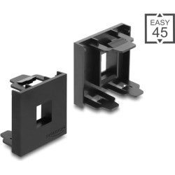 Delock Easy 45 Module Keystone Holder 45 x 45 mm black