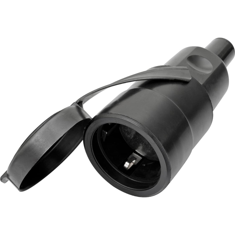 Bachmann solid rubber safety plug, with removable cover