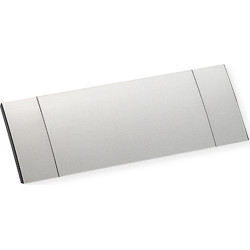 Bachmann POWER FRAME COVER Small 3-gang, stainless steel