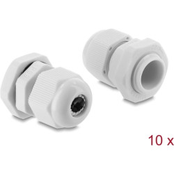 Delock Cable Gland M16 x 1.5 mm 10 pieces grey