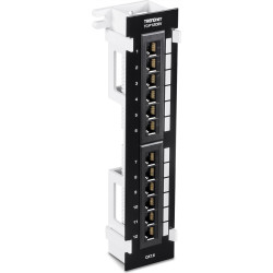 Trendnet TC-P12C6V Patch Panel, 12-Port Wall Mount Cat6 ungeschirmt