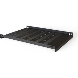 Schroff Varistar 19'' Shelf, Stationary, 75 kg, RAL 7021, 600W 1000D