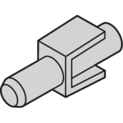 Schroff Fixing Clip for Static Plastic Handle