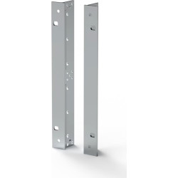 Schroff EuropacPRO 19" Bracket for Textile Gasket, Type F, Handle Holes, 6 U