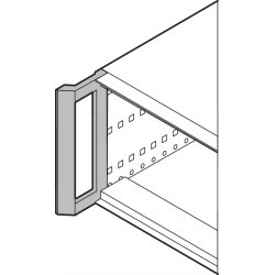 Schroff Front Handle, Retrofitting for RatiopacPRO, RAL 7016, 3 U
