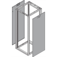 Schroff Novastar Side Panel for Slim-Line, RAL 7021, 25 U 800D