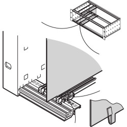 Schroff EuropacPRO Divider Plate, 6 U, 160 mm