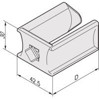 Schroff LAN Case Cable Ducting for Modular Case System