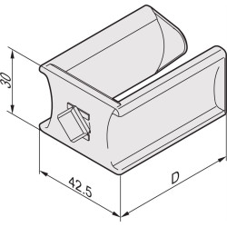 Schroff LAN Case Cable Ducting for Modular Case System