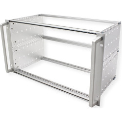 Schroff EuropacPRO 19" Subrack Kit for Backplane, Heavy, Retrofit Shielding, With Front Handle, 6 U, 235 mm