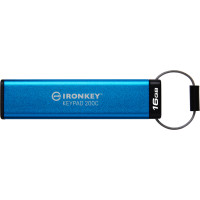 Kingston USB-Stick  16GB Kingston IronKey Keypad 200C AES-256 USB-C retail