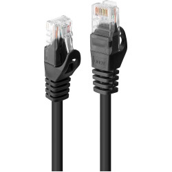 Lindy 0.5m Cat.6 U/UTP Network Cable, Black