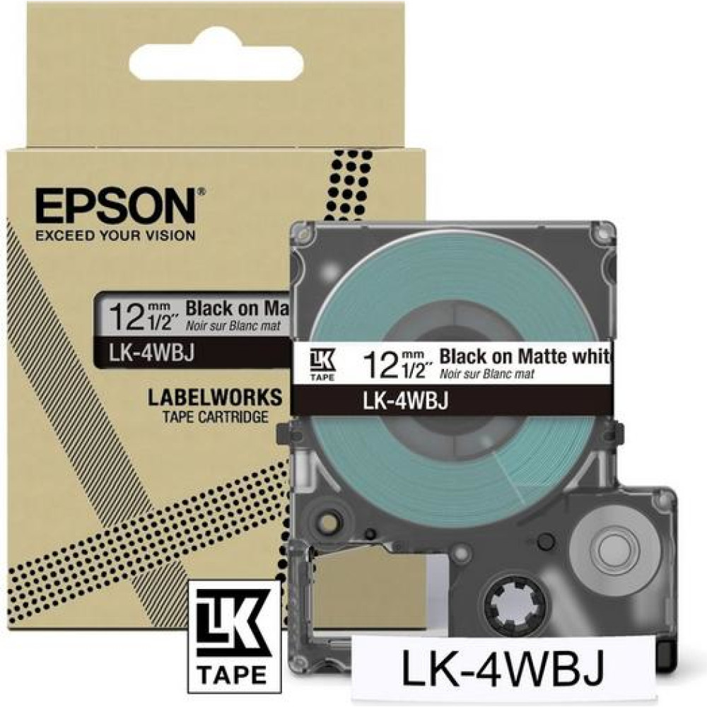 Epson LK-4WBJ Black, White