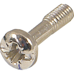 Schroff Collar Screw, Cross Recess/Slotted (M2.5x11), Steel Nickel-Plated