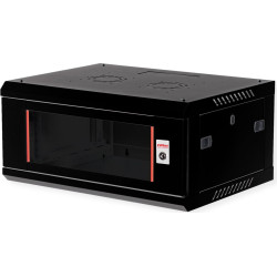 Roline 19" Wall Cabinet Basic Plus 4U, 600x450 BxT black