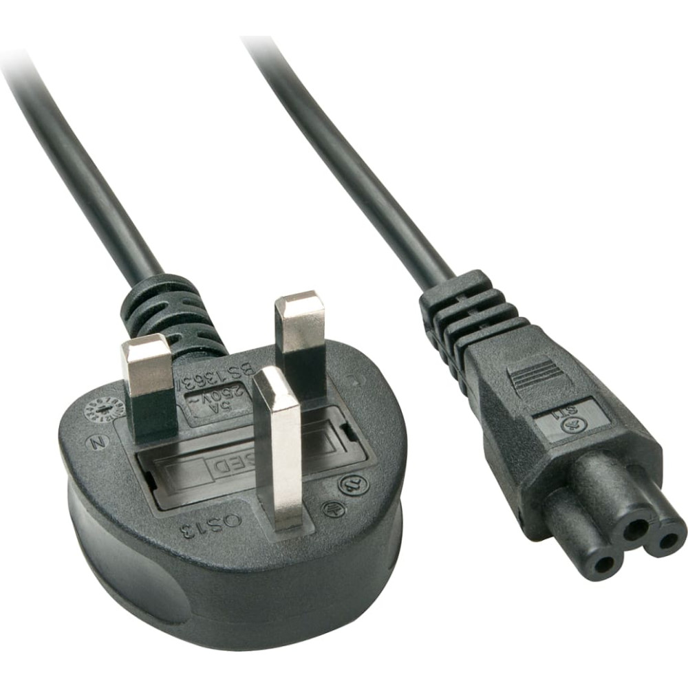 Lindy UK Mains Power Cable, 2m