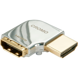 Lindy CROMO HDMI Male to HDMI Female 90 Degree Right Angle Adapter - Right