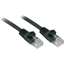 Lindy Rj45/Rj45 Cat6 1m tīkla kabelis Melns U/UTP (UTP)