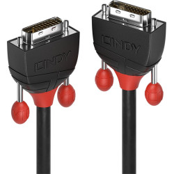 Lindy 2m DVI-D Dual Link Cable, Black Line