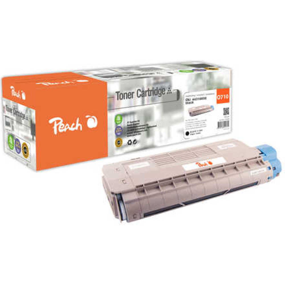 Peach 110596 tonera kārtridžs 1 pcs Saderība Melns