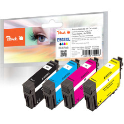 Peach PI200-970 tintes kārtridžs 4 pcs Saderība Augsta (XL) produktivitāte Melns, Tirkīzzils, Fuksīns, Dzeltens