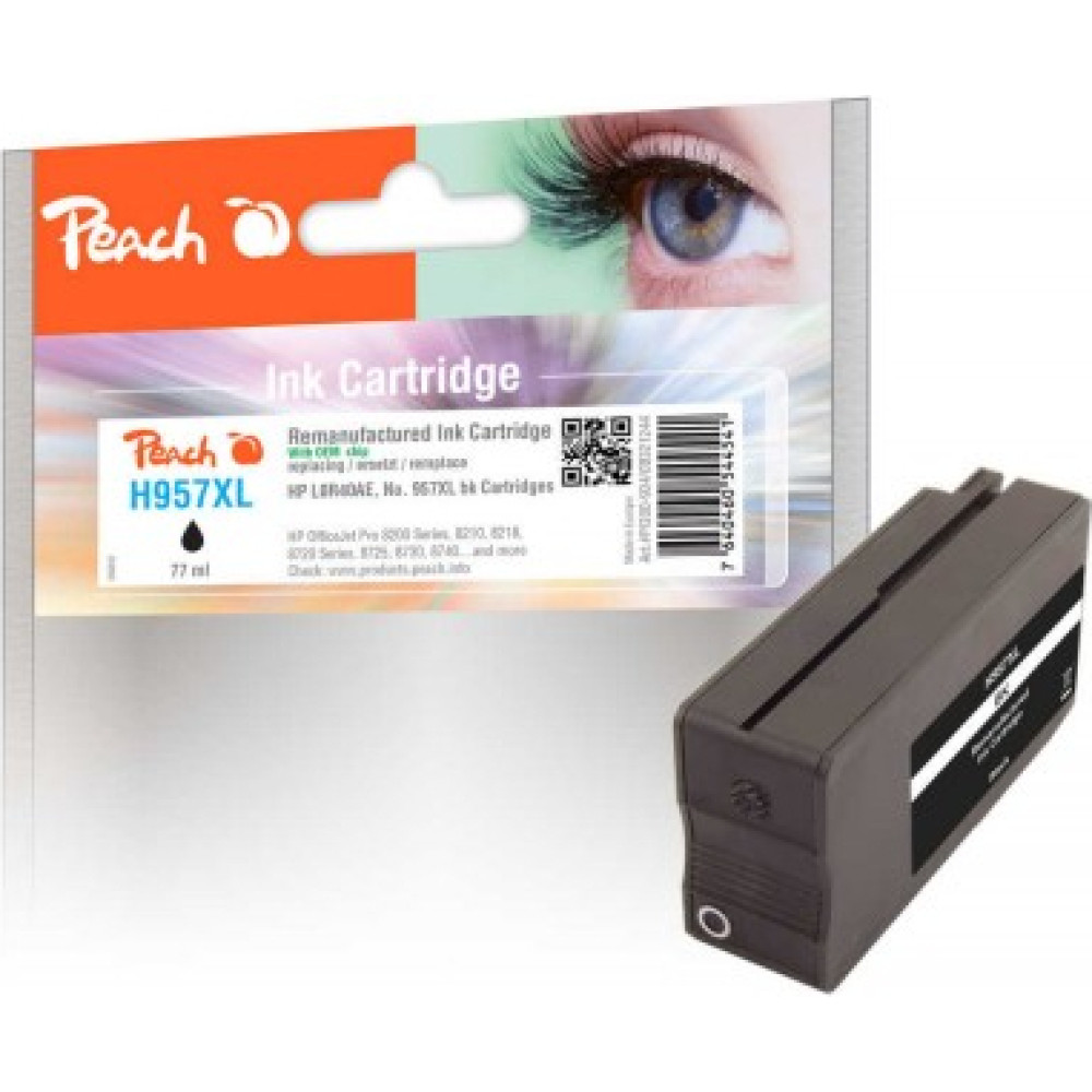 Peach PI300-934 tintes kārtridžs 1 pcs Saderība Melns