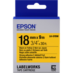Epson LK-5YBW label-making tape