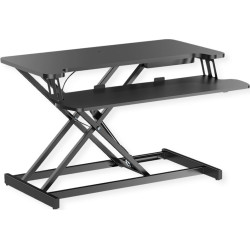 Value Adjustable Desktop Workstation, Sit - Stand, black